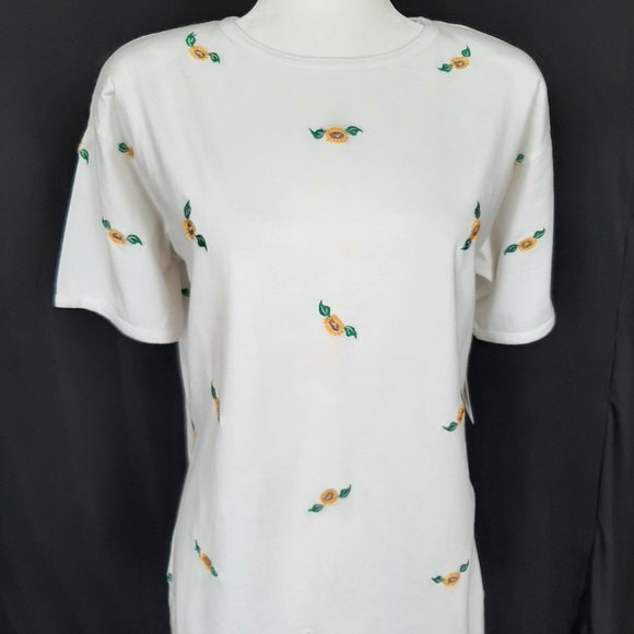 Vintage Karin Scott Embroidered Tee Shirt - Picture 7 of 7